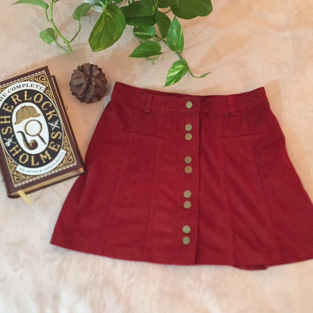 ZARA buttoned circle skirt